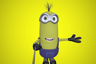 create 3d character animation  3d character model  3d realistic design  cartoon