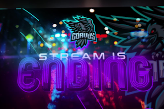 design animated twitch overlay within 24 hours