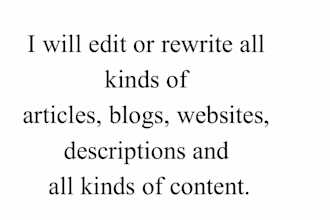 rewrite the all kinds of materials free from plagiarism