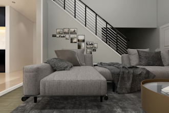 create realistic 3d interior design and rendering for your space