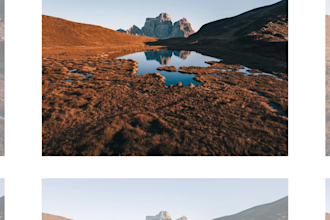 create a professional photo slideshow