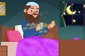 deliver a 2d animation cartoon story