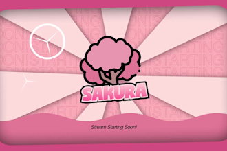 do a cute loading screen for vtuber