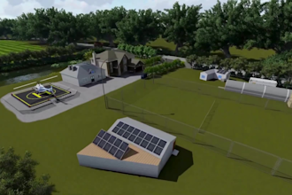 do 3d industrial video for solar plant renewable energy 3d safety training video