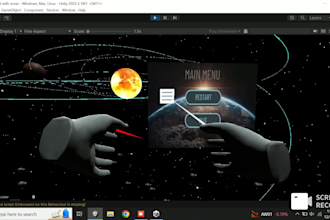 create VR animations , test your game