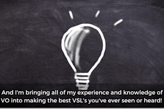 produce and voice a simple vsl video sales letter