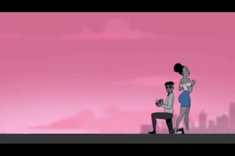 do cartoon music video, 2d animation video, 2d music vide0