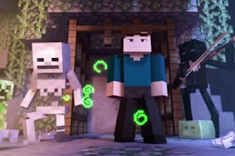 custom minecraft animation build maps and logo