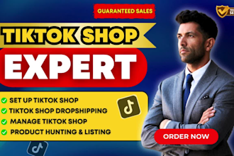 optimize and set up tiktok shop, tik tok shop dropshipping, tiktok shop manager