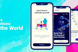 do 3d mobile app promo video for ios and android