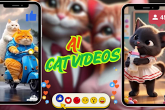 make viral ai cat videos marvel ai stories ai animal fusion video for youtube