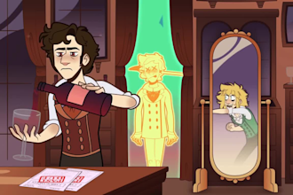 do 2d cartoon animation, 2d traditional animation, 2d music video, short film