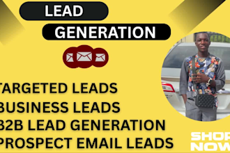 generate a verified email list for b2b lead generation