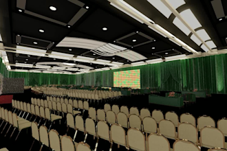 render indoor formal and informal event design