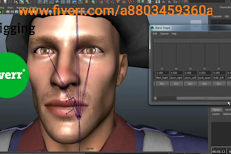 do 3d modelling, texturing, rigging, 3d animation for u