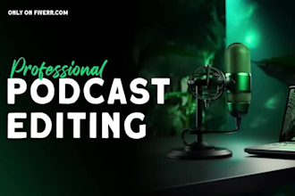 edit, mix and master your podcast
