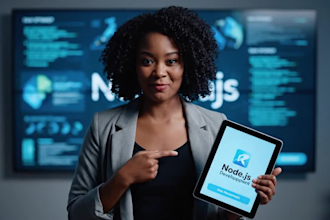 be your expert node js backend developer for your web or mobile app