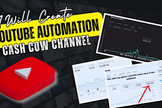 build your passive income with faceless cash cow youtube automation channel