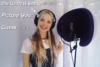 be your female edm, pop, indie, or rock session vocalist