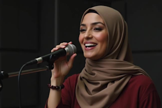 provide high quality arabic songs, jingles, voiceovers, kids singer, vocalist