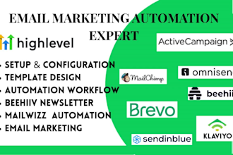 setup bravo newsletter email marketing automatic beehiiv newsletter mailwizz VA