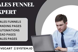 build sales funnel on systeme io, gohighlevel ,click funnel 2 0, thrive cart
