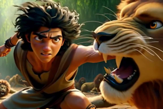 create 4k ai generated bible story video, bible explainer video bible animation