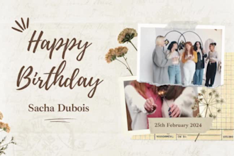design birthday wedding, events, and party invitation cards