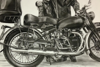 do personalized charcoal painting