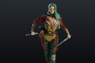 create3d action figure ,3d articulated figure, 3d object for printing, 3d sculpt