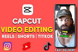 do capcut video editing for engaging instagram reels, shorts, podcast and tiktok