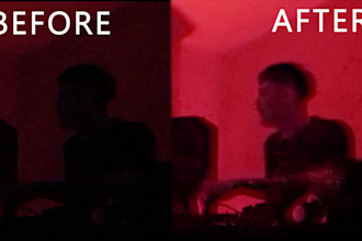 denoise, clean up, lighten up your video