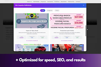 design and develop a high converting landing page