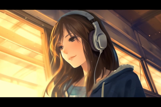 create a next level ai generated anime animated music video