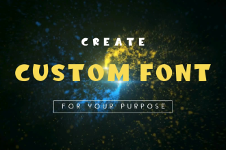 create custom font for your handwriting