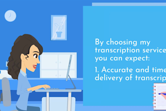 do english transcription for you