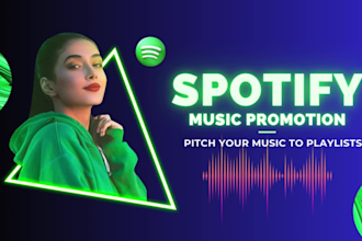 do viral organic spotify promotion promo, pitch your music to playlist curators
