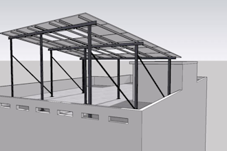 design solar pv systems using pvsyst, sketchup, autocad