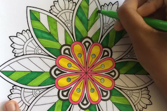 create mandala coloring videos for your social media