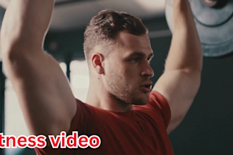 edit fitness workout video, yoga, tabata, pilates
