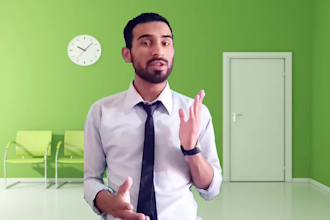 be your decent energetic video ambassador or spokesperson