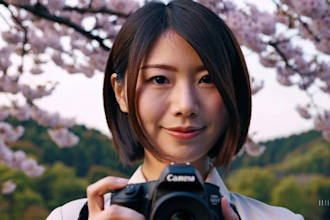 take custom photos or videos of real locations in japan