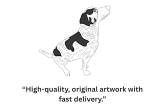 draw minimalist vector continuous line art illustration