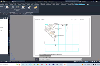 do land surveying drawing using autocad and autodesk civil 3d