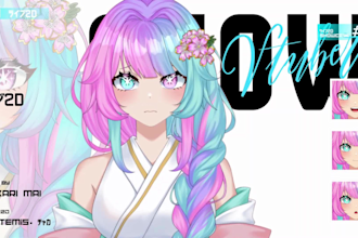 design and rigging live2d model anime character, for your oc