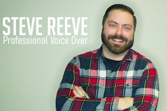 record a youthful american english male voice over  no ai