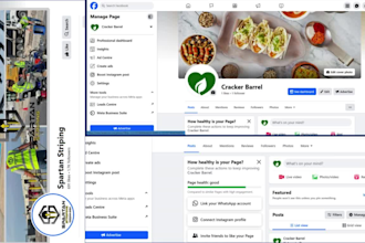 create and set up a professional facebook business page