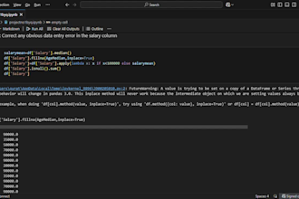 perform data cleaning and formating with python and pandas