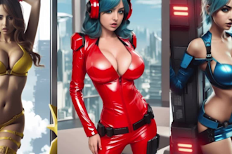 x8 custom ai nsfw chatbot and HQ nsfw characters