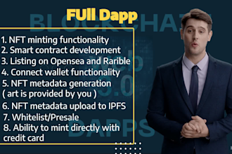 create web3 dapps and integrate metamask wallet and smart contract on frontend
